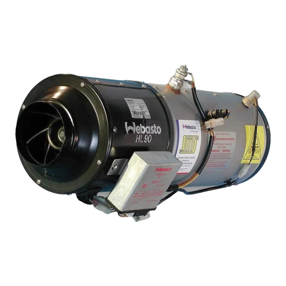 Webasto HL 90 Installation Instructions Manual