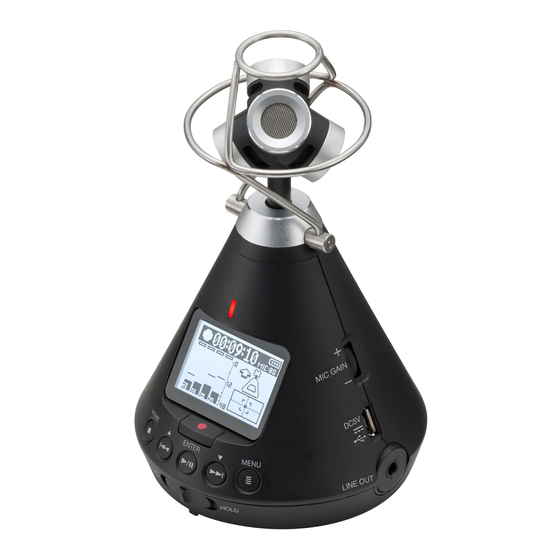 Zoom H3-VR Supplementary Manual