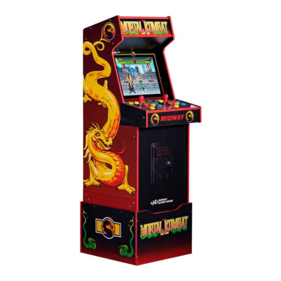 Midway Mortal Kombat Operation Manual
