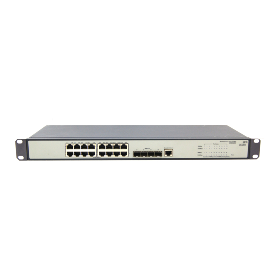 3Com Baseline Switch 2920-SFP Plus Getting Started Manual