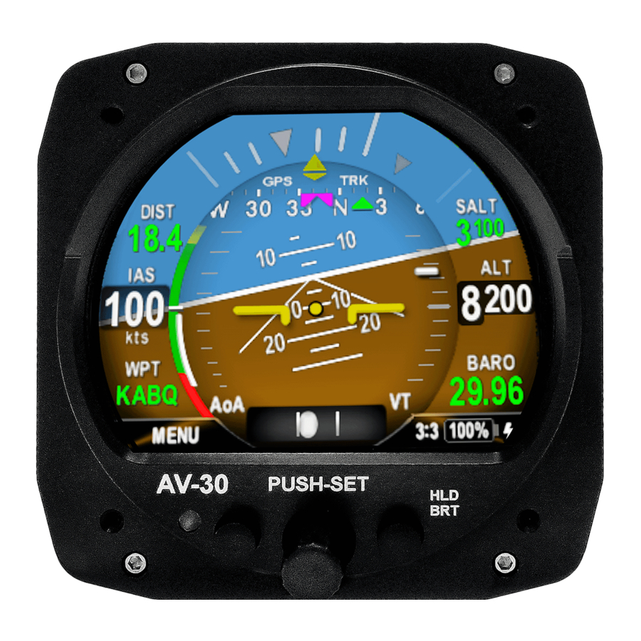 uAvionix AV-30-E Pilot's Manual
