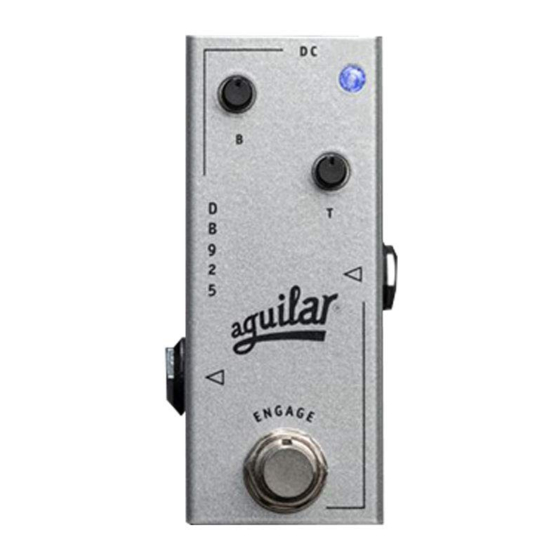 Aguilar DB 925 Owner's Manual