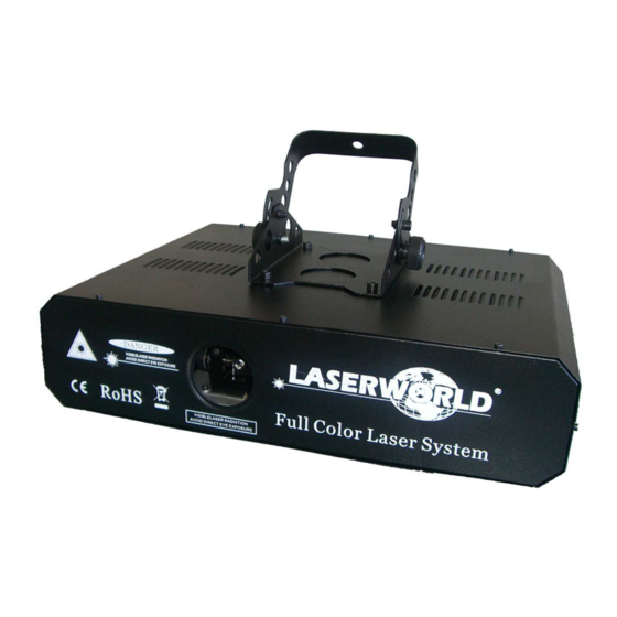 Laserworld CS-150G Manuals