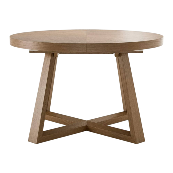 BROSA Parc Extendable Dining Table Assembly Manual