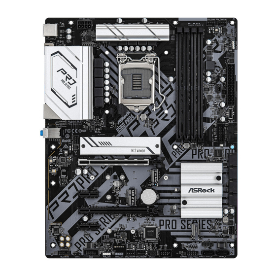 ASROCK B560 PRO4 User Manual