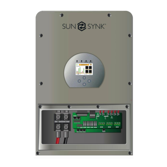 Sunsynk Sun 36k Sg0103lp1 Eu Installer Manual Pdf Download Manualslib 7486