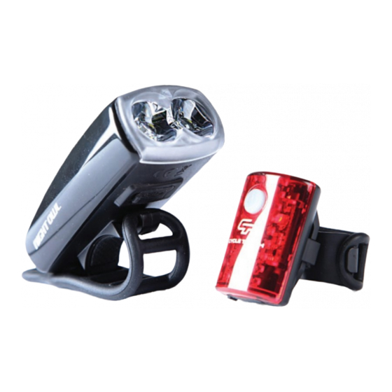 Cycle torch night owl usb rechargeable bike sales light set