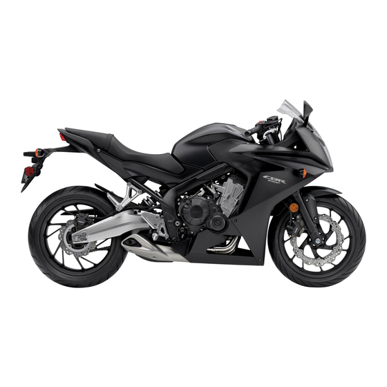 Honda CBR650F 2014 Owner's Manual