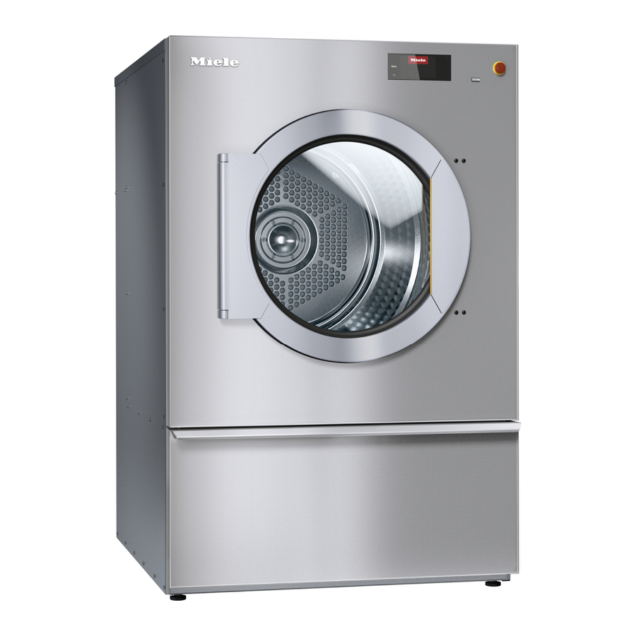 Miele PDR 914 Quick Start Manual