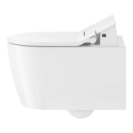 DURAVIT SENSOWASH SLIM 611000 00 2 10 0300 OPERATING INSTRUCTIONS