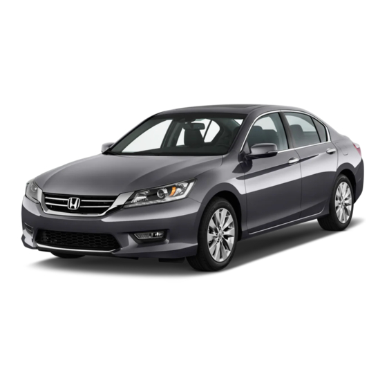 HONDA ACCORD 2013 SERVICE BULLETIN Pdf Download | ManualsLib