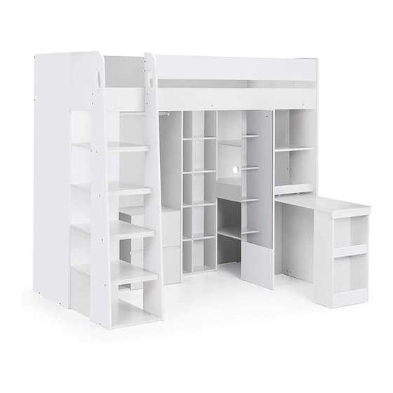 JULIAN BOWEN AURORA HIGH SLEEPER AUR001 ASSEMBLY INSTRUCTIONS MANUAL