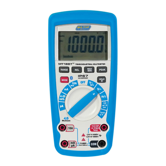 MAJOR TECH MT1887 USER MANUAL Pdf Download ManualsLib