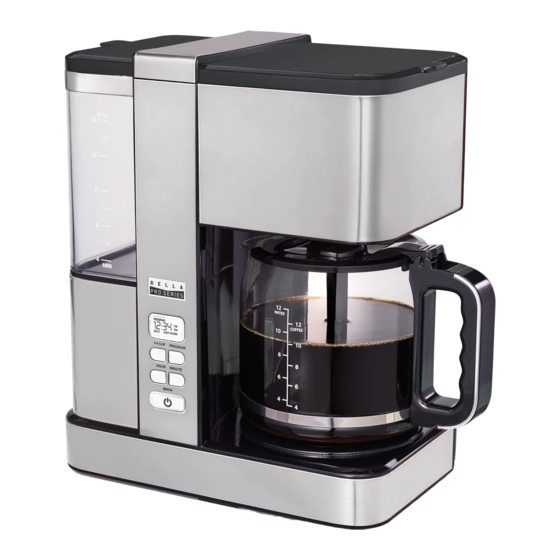 BELLA Dots Collection 12-Cup Coffee Maker, White Offer 