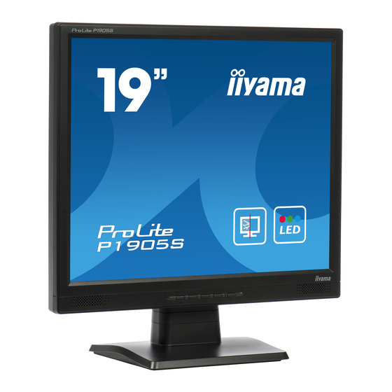 Iiyama ProLite P1905S User Manual