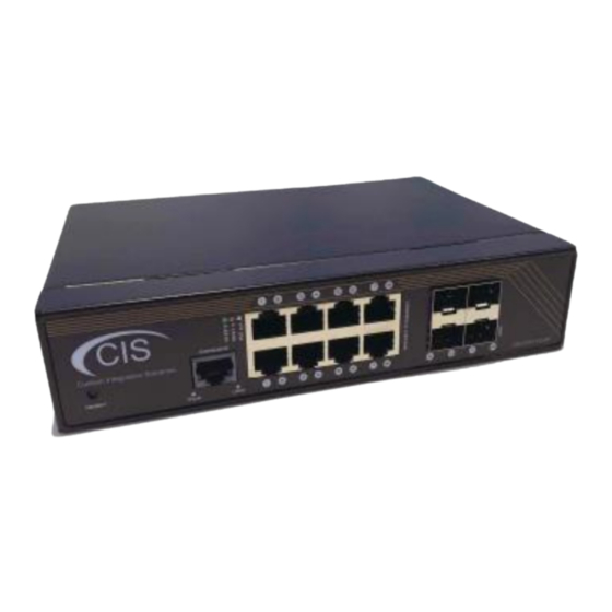 CIS CRS112-8P Product Manual