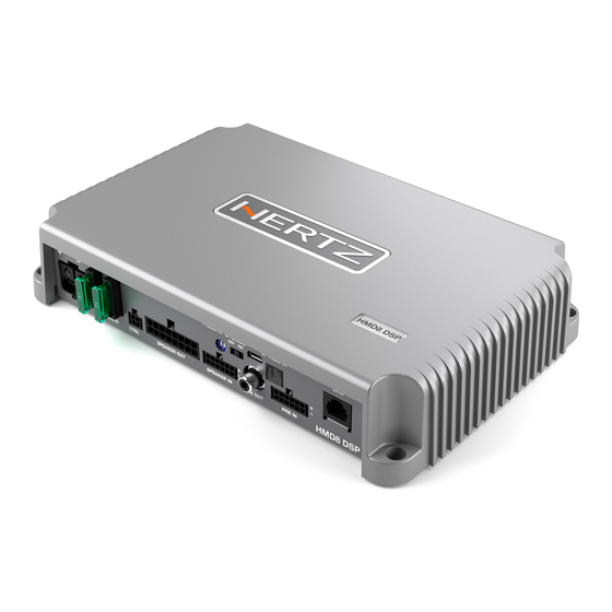 ELETTROMEDIA HERTZ HMD8 DSP Manuals