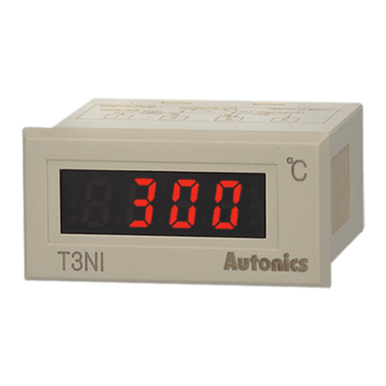 Autonics T3 Series Product Manual