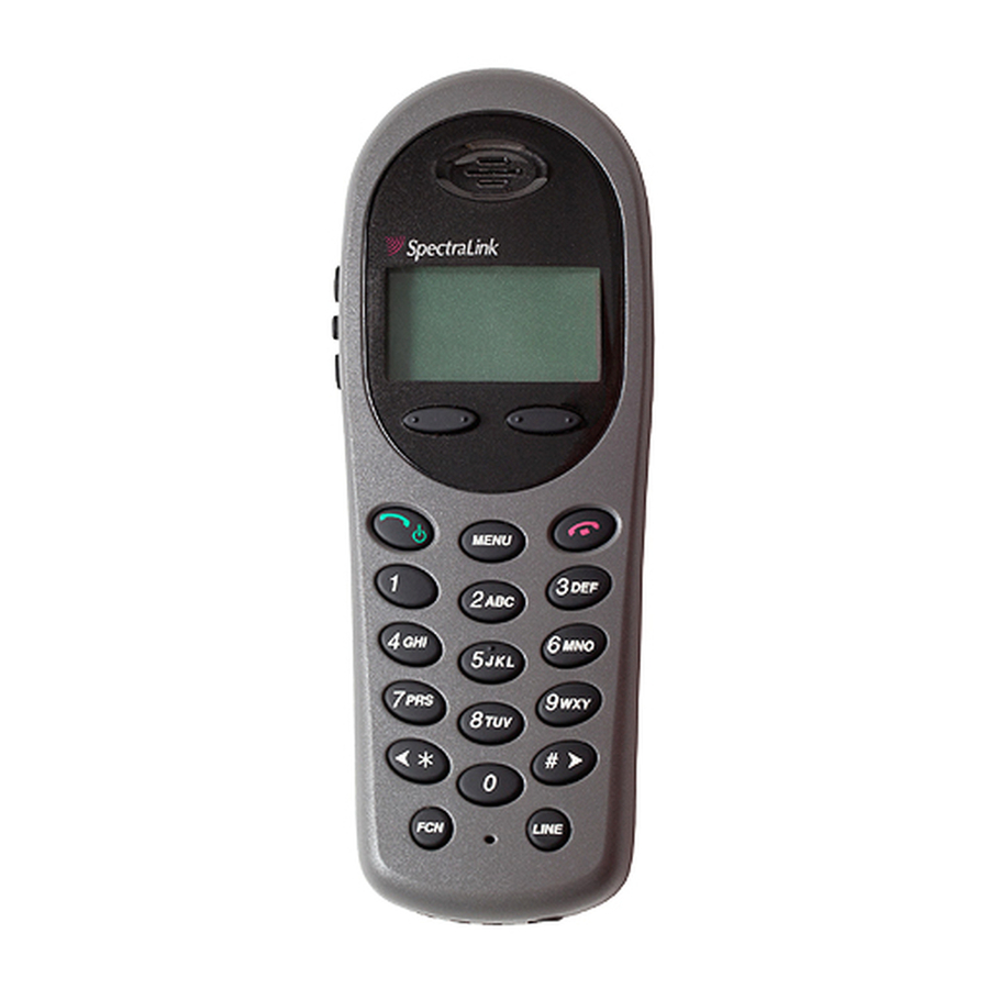 SpectraLink NetLink e340 Configuration Manual
