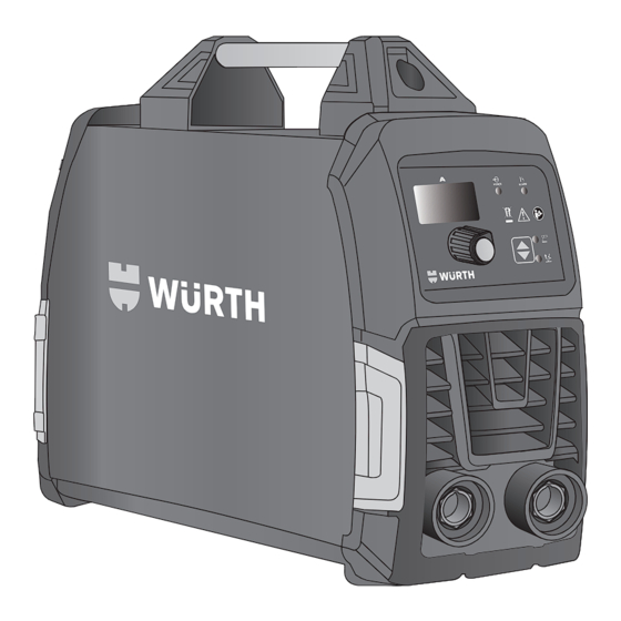 Würth EWI 160S Translation Of The Original Operating Instructions