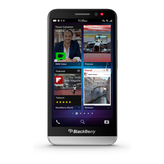 Blackberry Z30 User Manual