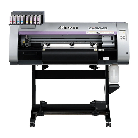 MIMAKI CJV30-60BS Inkjet Printer/Cutter Manuals