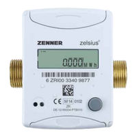 Zenner zelsius C5-IUF Installation And Operating Manual