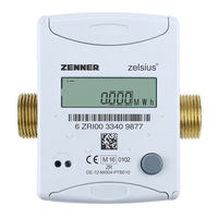 Zenner ZELSIUS C5-IUF Installation And Operating Manual