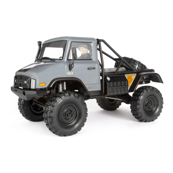 Horizon Hobby Axial SCX10 II UMG10 Kit Instruction Manual
