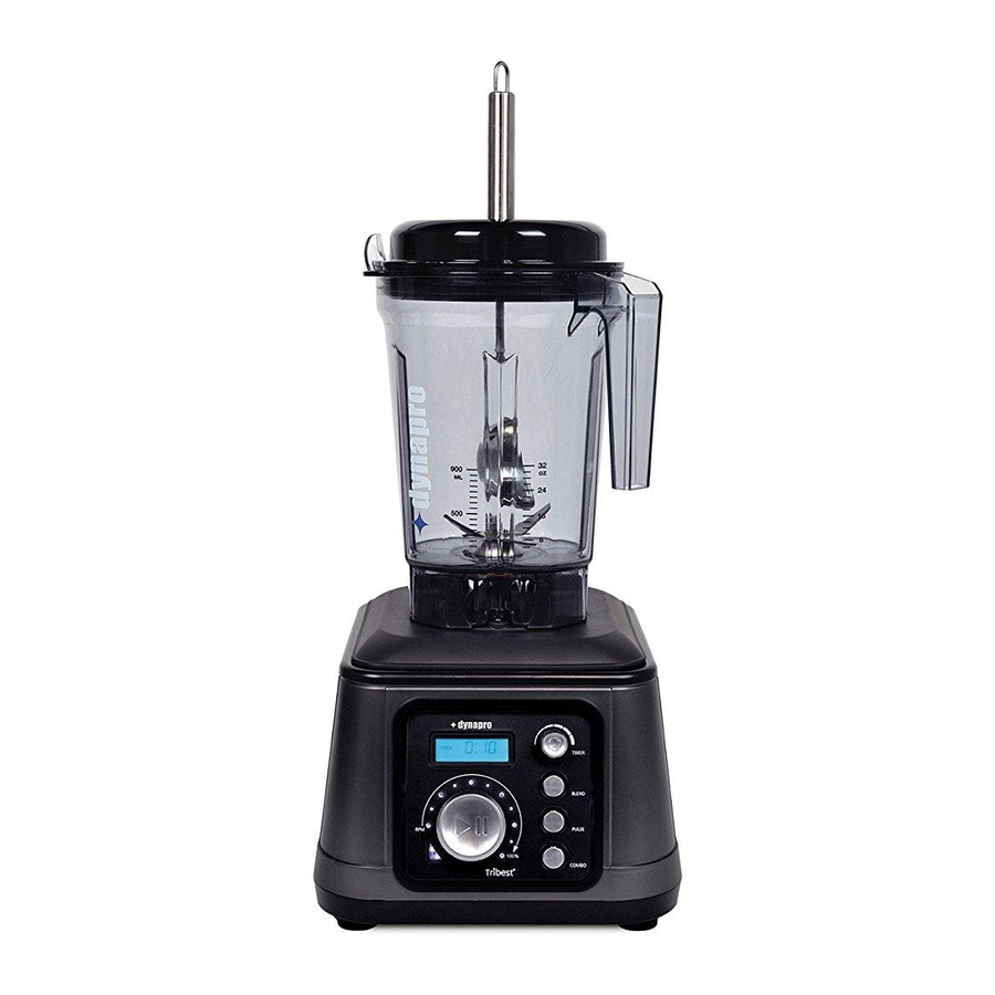 Tribest Dynapro DPS-1050 Operation Manual