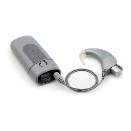 Cochlear Nucleus Freedom Bodyworn Quick Start Manual