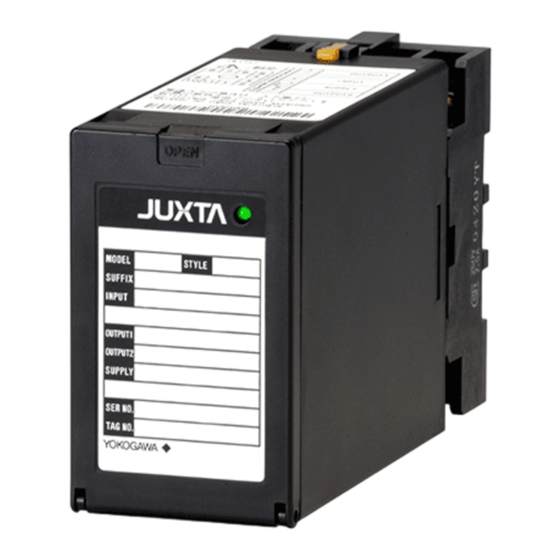 YOKOGAWA JUXTA MU5-01 00 Series User Manual