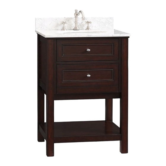 POTTERY BARN CLASSIC MINI SINK CONSOLE MANUAL Pdf Download | ManualsLib