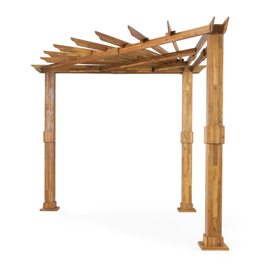 NOBLE HOUSE HOME FURNISHINGS TRIANGULAR PERGOLA ASSEMBLY INSTRUCTIONS MANUAL Pdf Download