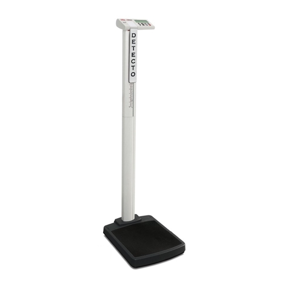 Detecto Solo Digital Eye Level Physician Scale with Height Rod