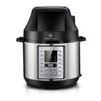 CS-CSSAP-02 1500W CARL SCHMIDT SOHN LED 6Qt Pressure Cooker & Air Fryer  Combo