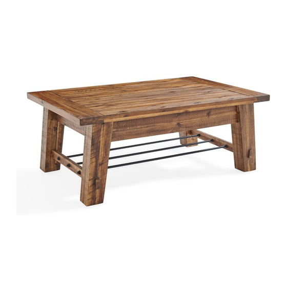 ALATERRE FURNITURE DURANGO COFFEE TABLE ASSEMBLY INSTRUCTION Pdf Download ManualsLib