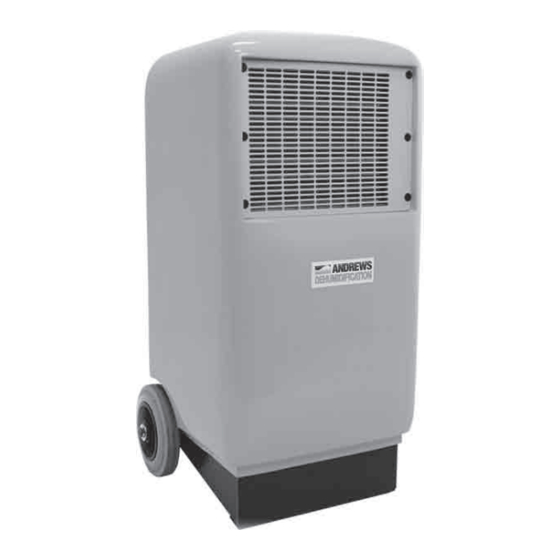 ANDREWS DEHUMIDIFICATION FD 40 OPERATING INSTRUCTIONS & SAFETY MANUAL ...