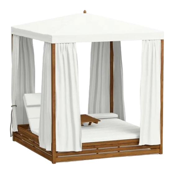POTTERYBARN MADERA DAYBED WITH CANOPY ASSEMBLY INSTRUCTIONS MANUAL Pdf