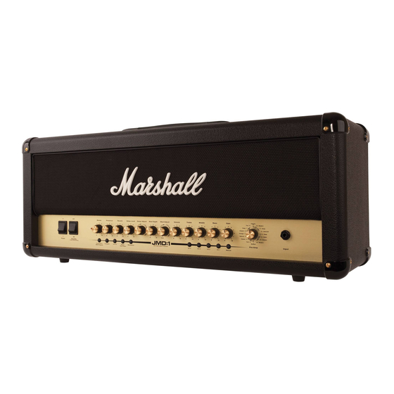 MARSHALL AMPLIFICATION JMD:1 SERIES OWNER'S MANUAL Pdf Download ...