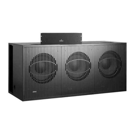Genelec SAM 7300 Series Operating Manual