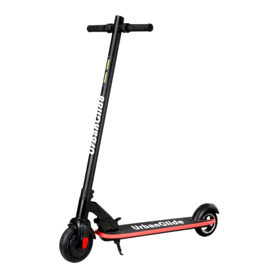 URBANGLIDE RIDE 65+ Original Manual