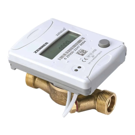Zenner zelsius C5-IUF Installation And Operating Manual
