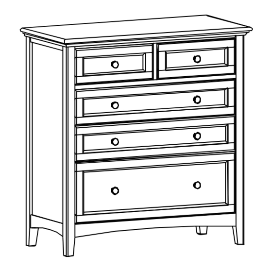 Whittier Wood Furniture McKenzie 1121AFGACb Assembly Instructions