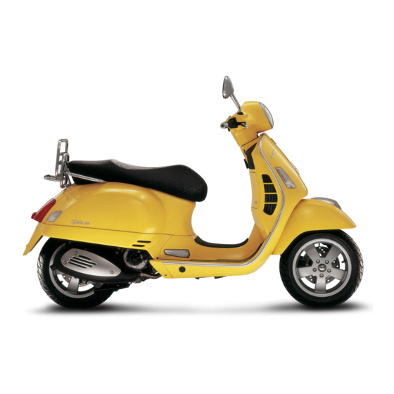 VESPA GTS 125 OWNER'S MANUAL Pdf Download | ManualsLib