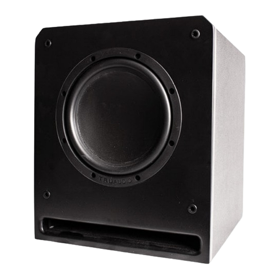TruAudio SS-8 Instruction Manual And Owner's Manual