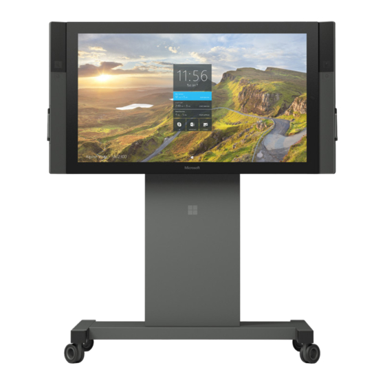 Microsoft surface hub Unpacking Manual