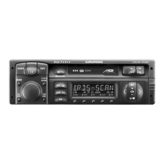 Grundig 5300 RDS Service Manual