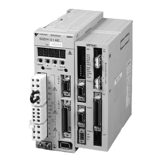 YASKAWA MotionSuite MP940 Hardware Manual