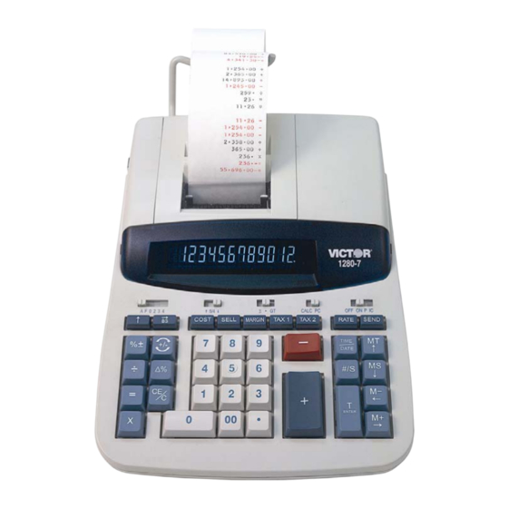 Victor 1280-7 USB Operating Manual